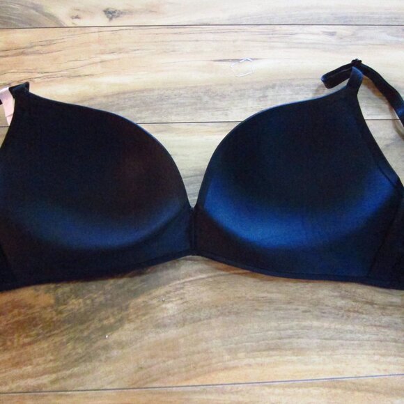 NWT- SO OBSESSED by Victoria's Secret Black Padded Push Up No Wire Bra Size 38B - Picture 5 of 7